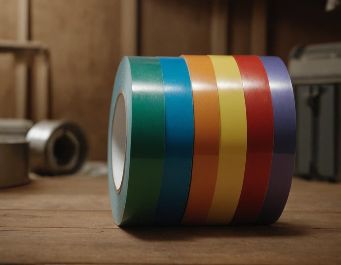 a roll of colorful idea tape a roll of colorful idea tape